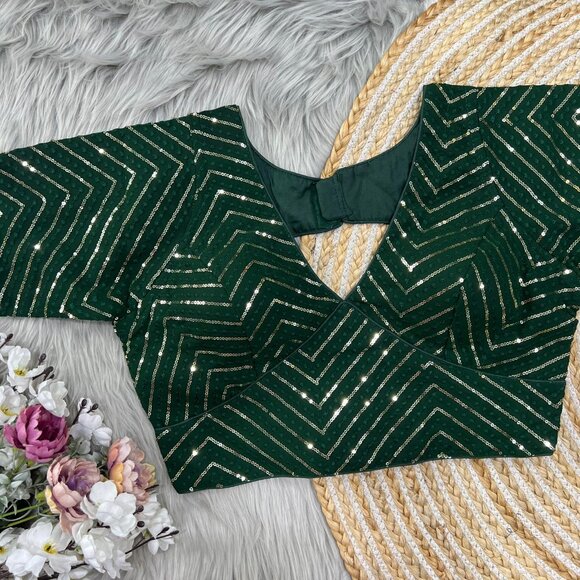 Fancy Partywear Blouse - Picture 5 of 13